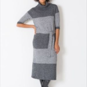NWOT Woman Within 1X 22/24 gray sweater dress.